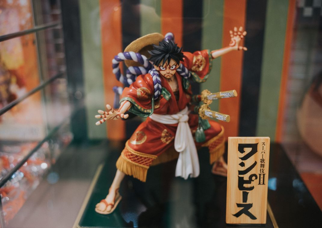 Japán karakter figura a One Piece animéből