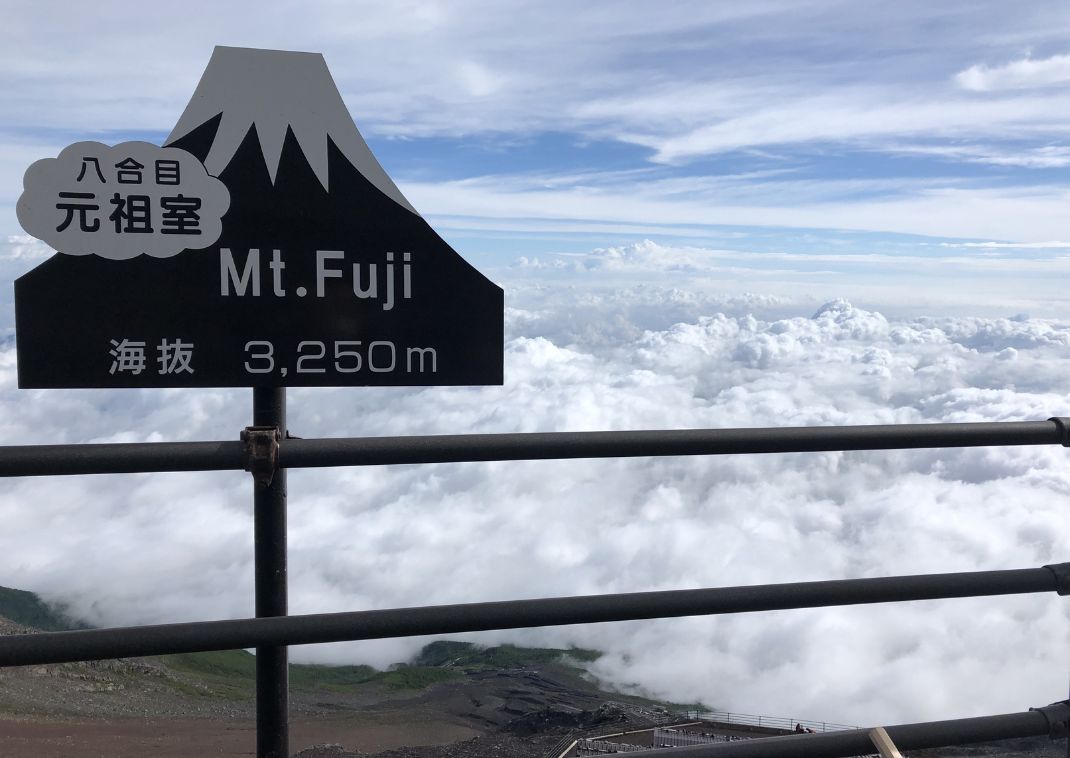 A Fudzsi hegymászóút nyolcadik állomása, Japán